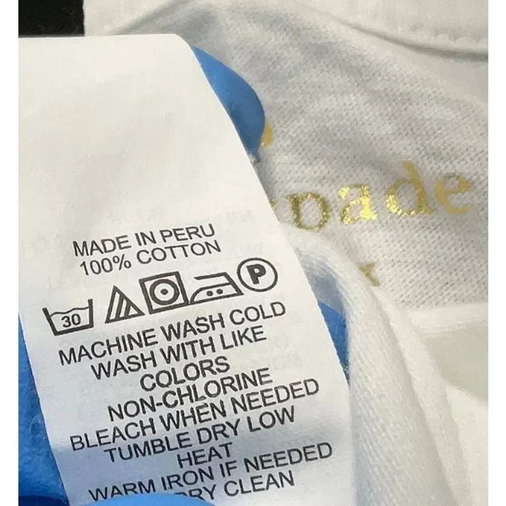 Kate Spade New York 100% Cotton Eat Your Heart Out Short Sleeve T-shirt XL